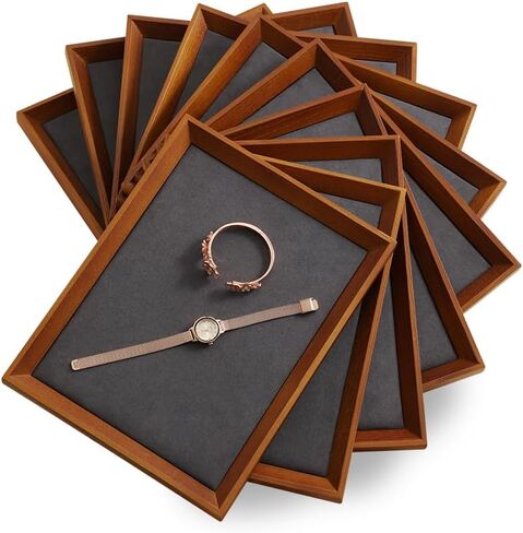 Jewelry Tray, Jewelry Organizer Tray,Small Wood Tray,Premium Jewelry Dish,Luxury Jewelry Organizer For Watch,Ring,Earring,Beige Decor Key Tray in Saudi Arabia