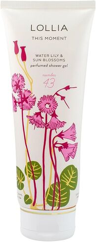 LOLLIA This Moment Shower Gel, 8 fl. oz. – Water Lily & Sun Blossoms – Scented Shower Gel Body Wash, Shea Butter Body Wash, Bath Wash for Women, Beautiful Shower Gel, Moisturizing Body Wash in Saudi Arabia