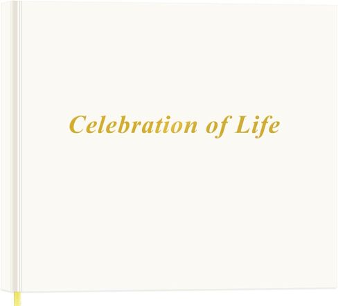 Heveboik Funeral Guest Book - Hardcover Guest Book for Memorial & Funeral Services, Guest Sign-in Book & Guestbook Planner, 440 Guests Entries with Name & Address, Memory Book for Funeral Guest in Saudi Arabia