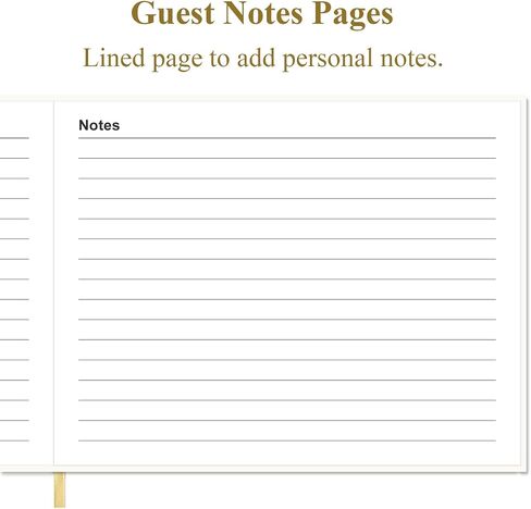 Heveboik Funeral Guest Book - Hardcover Guest Book for Memorial & Funeral Services, Guest Sign-in Book & Guestbook Planner, 440 Guests Entries with Name & Address, Memory Book for Funeral Guest in Saudi Arabia