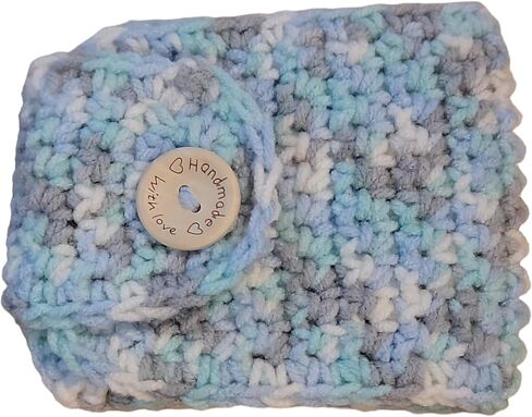 Mug cozy gift for mother's day sweater for mugs, coffee cozy for mugs bluish and grey in Saudi Arabia