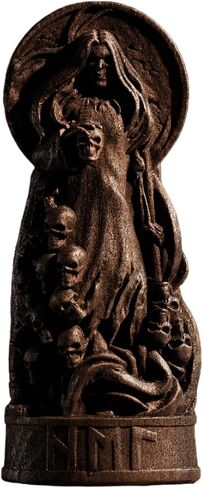 Hel Norse Goddess, Hel Viking goddess, pagan altar figure, norse gods, pagan statue, scandinavian goddess, viking statue, norse pantheon (Black) in Saudi Arabia