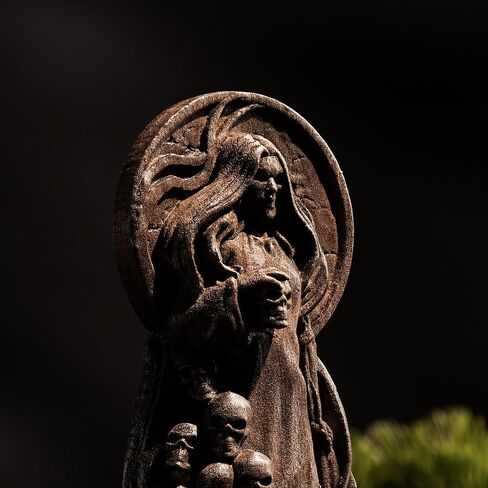 Hel Norse Goddess, Hel Viking goddess, pagan altar figure, norse gods, pagan statue, scandinavian goddess, viking statue, norse pantheon (Black) in Saudi Arabia