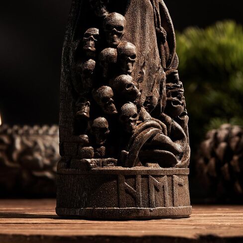Hel Norse Goddess, Hel Viking goddess, pagan altar figure, norse gods, pagan statue, scandinavian goddess, viking statue, norse pantheon (Black) in Saudi Arabia