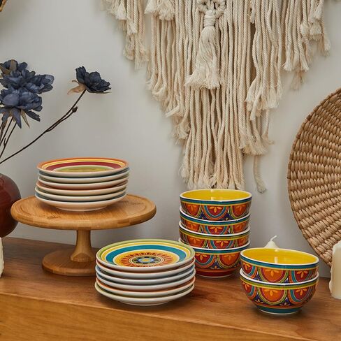 طقم أوعية حلويات تونسية من بيكو مكونة من 6 قطع، سيراميك، 12 أونصة، للآيس كريم والسلطة والحبوب وصلصة الغمس والميكروويف وغسالة الأطباق in Kuwait