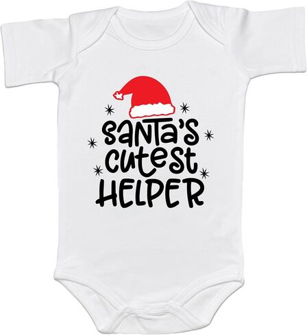 Boho Rainbow Christmas Cutie Onesie Santa Cutest Helper Bodysuit Holiday Merry Xmas Tree Cousin Crew Romper (0-6 Months, Cousin Crew-Long Sleeve Bodysuit) in Saudi Arabia