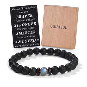 Grandson Gifts from Grandma Grandson Birthday Gifts Kids Mens Bracelet Teen Boys Gift Ideas Teenage Boys Stocking Stuffers for Teens Him Christmas Valentines Confirmation Easter