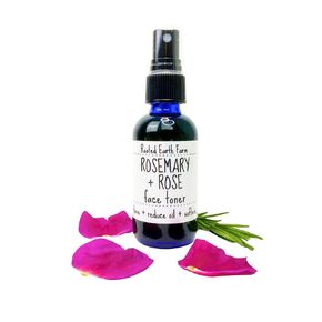 Rosemary and Rose Face Toner - 2 fl oz - Facial Mist for Oily Skin