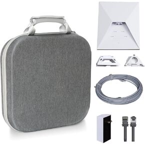 Starlink Mini Case, Starlink Mini Travel Case, Starlink Mini Bag, Shockproof, Water-Resistant, and Dustproof Storage with Customizable Interior for Starlink Mini (Gray)