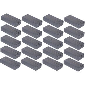 Tofficu 40pcs Wood Place Card Holder, Reusable Table Number Holders 2.7X0.98X0.7in, Table Card Holder Stand Sign Holders for Wedding, Party, Shop, Table Number Decor