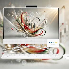 HP Newest All-in-One Desktop Computer, 21.5" 1080P FHD Display, 16GB RAM, 256GB PCIe SSD, Intel Celeron J4025 Processor, Webcam, WiFi, HDMI, RJ-45, Wired Keyboard & Mouse, Windows 11 Pro