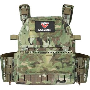 Tactical Vest for Men Quick Release Vest Adjustable Breathable Lightweight Vest for Training Outdoor