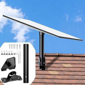 Starlink Roof Mount Gen 3, 120° Adjustable Starlink Pivot Mount, Heavy Duty Starlink Pole Mount Gen 3 & Pipe Adapter, Standard Mounting Kit Compatible with Gen 3 Standard Dish