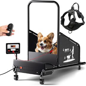 PYY Dog Treadmill for Small Dogs - Puppy Dog Pacer Treadmil up to 220LBS, Indoor Dog Walker Machine Doggy Treadmills Exercise Automatic Dog Trainer Dog Running Machine for Pets in Saudi Arabia