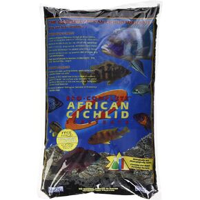 CaribSea Aquatics Eco-Complete African Cichlid Zack Sand، 20 رطل، أسود in Kuwait