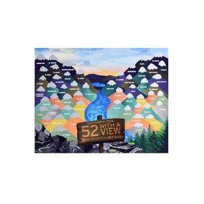 New Hampshire's 52 With A View Scratch Off 11"x14" Scratch Off Card/Hiking/Gift/Hiker/White Mountains/NH/48/Journal/Map/hiking log/hiking challenge/peakquest/Hiking Supplies and Accessories
