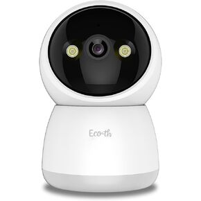 Indoor Pan/Tilt Home Smart Security Camera, 1080p HD Dome Camera with Speaker,2.4GHz Night Vision,Motion Detection Indoor Security Camera for Baby Monitor, Cloud & SD Card Storage