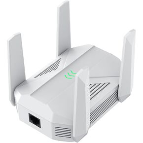 2025 Newest AC2100 WiFi Extender - WiFi Extender Signal Booster with Gigabit Ethernet Port, WiFi Booster Dual-Band(5.8G&2.4G) Coverage to 12888 sp.ft, Faster Speed, Compatible with Multiple Devices