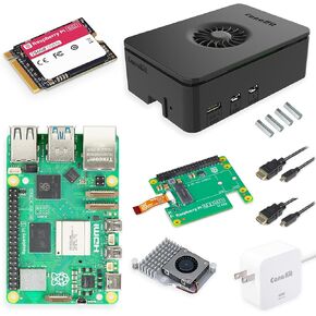 CanaKit Raspberry Pi 5 Desktop PC with SSD (Fully Assembled) (256 GB SSD)