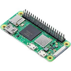Pi Zero 2 WH - Pre Soldered Header, Quad-Core 1GHz CPU, 512MB RAM, Wi-Fi & Bluetooth, Mini HDMI, 40 GPIO, CSI Camera Port