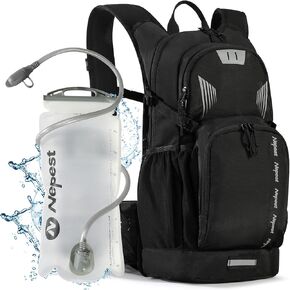 Hiking Backpack with 3L Water Bladder, 18L Hydration Pack Backpack for Women & Men, Lightweight Day Pack, hydropack for Hiking, Cycing, Running