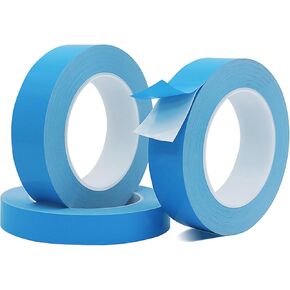 Aairhut Thermal Adhesive Tape, 25 m x 20 mm x 0.2 mm Dual Side Thermal Conductive Tape Cooling Heatsink Pad for LED IGBT IC Chip Computer CPU GPU Modules MOS Tube SSD