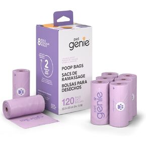 On The Go Dog Poop Bags - 16 Rolls (240 Count) | Reliable Strength & Leak-Proof | Lavender Scent | 65% Recycled Plastic