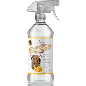 Pet Stain & Odor Eliminator for your home – Enzyme Powered Solution Made to Eliminate the Strongest Pet Urine Odor – Enzymatic Power Cleans and Removes Pet Stains From Carpet and Upholstery – Organic and Natural Ingredients – Made in the USA – 32oz