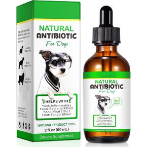 Dog Antibiotics, Antibiotics for Dogs, Natural Dog Antibiotics, Dog Antibiotics Multivitamin, Dog Herbal Supplements 60ml