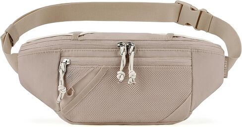 BAGSMART Fanny Packs for Women Belt Bag with Adjustable Strap Crossbody Waist Bag Pack for Running Hiking Workout Travel, Camel in Saudi Arabia