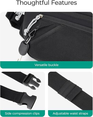 BAGSMART Fanny Packs for Women Belt Bag with Adjustable Strap Crossbody Waist Bag Pack for Running Hiking Workout Travel, Camel in Saudi Arabia