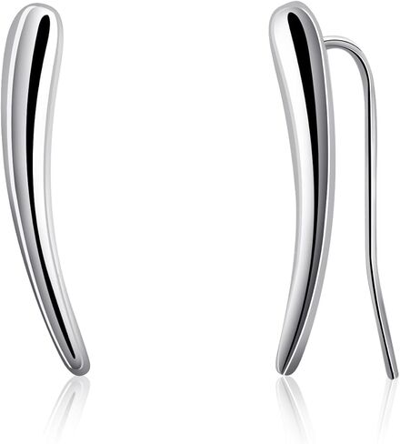 أقراط نيزك سحب من خلال أقراط من الفضة الإسترلينية أقراط متدلية مضادة للحساسية أقراط متدلية أقراط مفتوحة للنساء in Kuwait