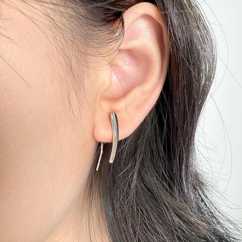 أقراط نيزك سحب من خلال أقراط من الفضة الإسترلينية أقراط متدلية مضادة للحساسية أقراط متدلية أقراط مفتوحة للنساء in Kuwait