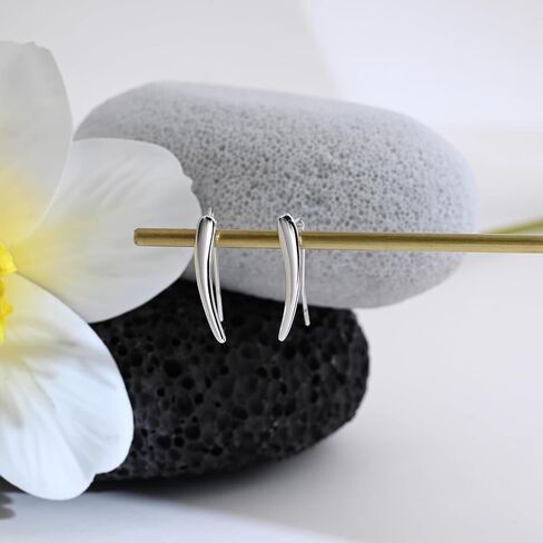 أقراط نيزك سحب من خلال أقراط من الفضة الإسترلينية أقراط متدلية مضادة للحساسية أقراط متدلية أقراط مفتوحة للنساء in Kuwait