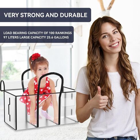 97L moving bags heavy duty,6 pack extra large moving bags with zippers，moving totes with lids heavy duty，storage containers with lids，large storage bags，moving storage bags，clear storage bag in Saudi Arabia