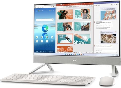 Dell Inspiron 24 5420 All in One Desktop, 24" FHD IPS Touchscreen, 13th Gen Intel i7-1355U (10-Cores), 32GB DDR4 RAM, 1TB PCIe SSD, WiFi 6E, SD Card Reader, Wireless Mouse&KB, Windows 11 in Saudi Arabia