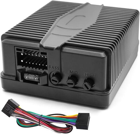 Digital Car Audio Amplifier for All Aftermarket Android Car Radio, Compact Class D, Easy Installation, Tune & Noise Reduction Upgrade Adjusting Audio Perfect Hi-Fi Sound 5X for Listening Pleasure in Kuwait