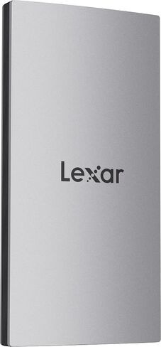 Lexar 2TB ES3 Portable SSD, Up to 1050MB/s Read and 1000 MB/s Write, Compatible with PC & Mac, Tablets & iPad, Silver (LES3XXX002T-RNSAU) in Kuwait