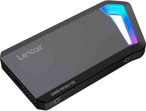 Lexar 2TB ES3 Portable SSD, Up to 1050MB/s Read and 1000 MB/s Write, Compatible with PC & Mac, Tablets & iPad, Silver (LES3XXX002T-RNSAU) in Kuwait