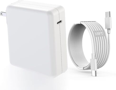شاحن Macbook Pro Charge، 140 واط سريع Mac book Air/Pro مع كابل شاحن سريع 6FT USB C إلى C لأجهزة Apple MacBook Pro/MacBook Air 16 15 14 13 بوصة، M1 M2 M3، iPad Pro، Samsung Galaxy وجميع أجهزة USB C in Saudi Arabia