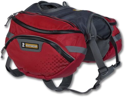 Ruffwear - حزمة Palisades Multi-Day Backcountry للكلاب، الكشمش الأحمر، متوسط in Kuwait