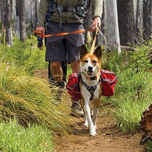 Ruffwear - حزمة Palisades Multi-Day Backcountry للكلاب، الكشمش الأحمر، متوسط in Kuwait