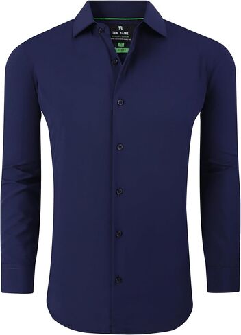 Men's Performance Stretch Long Sleeve Basic Button Down in Saudi Arabia