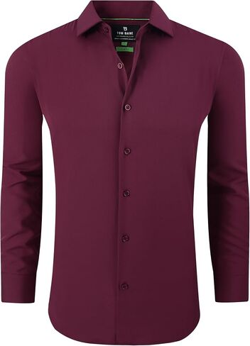 Men's Performance Stretch Long Sleeve Basic Button Down in Saudi Arabia