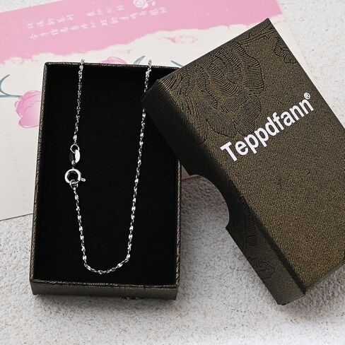 925 فضة سلسلة قلادة للنساء 1 مللي متر رقيقة الفضة هيبوالرجينيك قلادة قلادة بسيطة لمطابقة قلادة in Kuwait