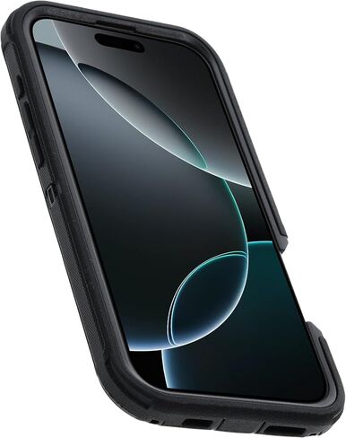 حافظة OtterBox iPhone 16 Pro Max Defender Series - وحدة واحدة سوداء يتم شحنها في حقيبة من البوليستر in Saudi Arabia