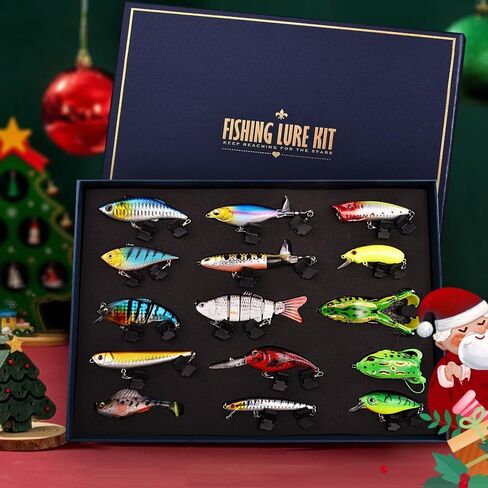 Fishing Lures Kit for Fishing Lovers, Fishing Gear Set for Freshwater and Saltwater in Saudi Arabia