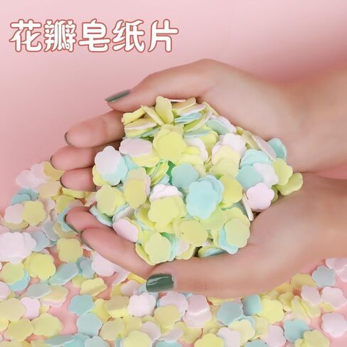 1000 Sheets Green Portable Disposable Paper Soap, Portable Travel Hiking Washing Hand Bath Toiletry Paper Soap, Gentle Soap Papers for Soap Paper Soap Fragrance in Saudi Arabia