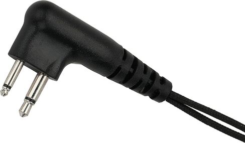 Nylon Braided PTT Surveillance Earpiece for Motorola 2-Pin Radios in Saudi Arabia