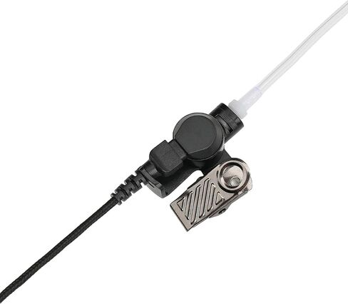 Nylon Braided PTT Surveillance Earpiece for Motorola 2-Pin Radios in Saudi Arabia